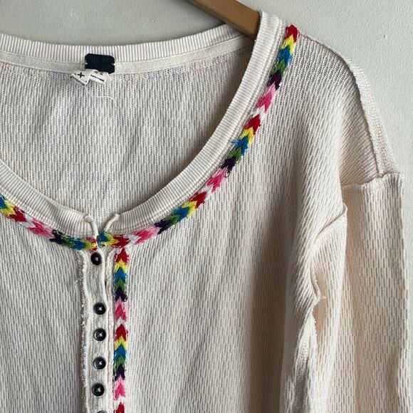Free People Rainbow Thermal Top - Picture 4 of 16